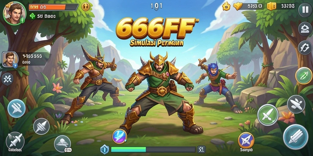 Tampilan screenshot 666FF yang menunjukkan gameplay simulasi yang seru.