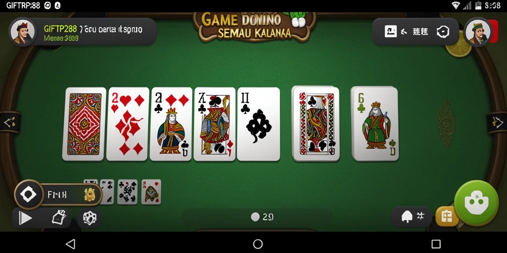 Tampilan gameplay menarik Domino di GIFTRP288.