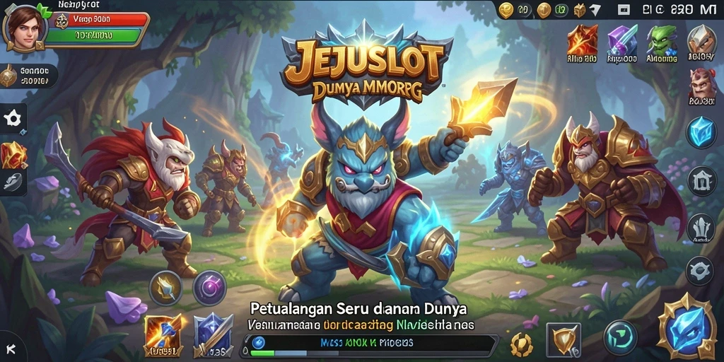 Tangkapan layar gameplay <strong>JEJUSLOT</strong> yang menampilkan aksi pertempuran yang mendebarkan.