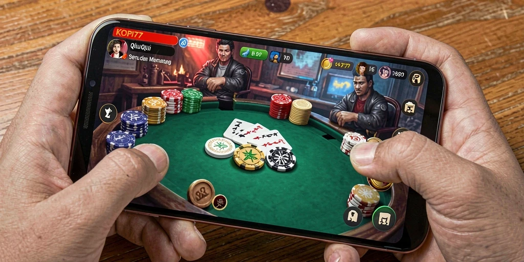 Tampilan gameplay seru dan mendebarkan dari KOPI77.