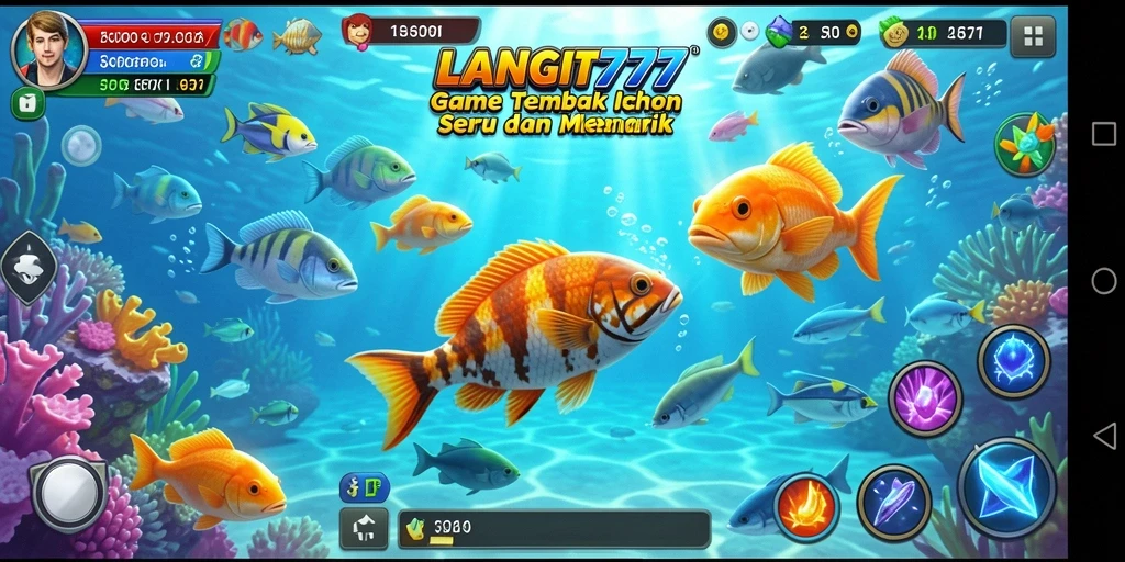 Tampilan gameplay LANGIT777 yang seru dan menantang.
