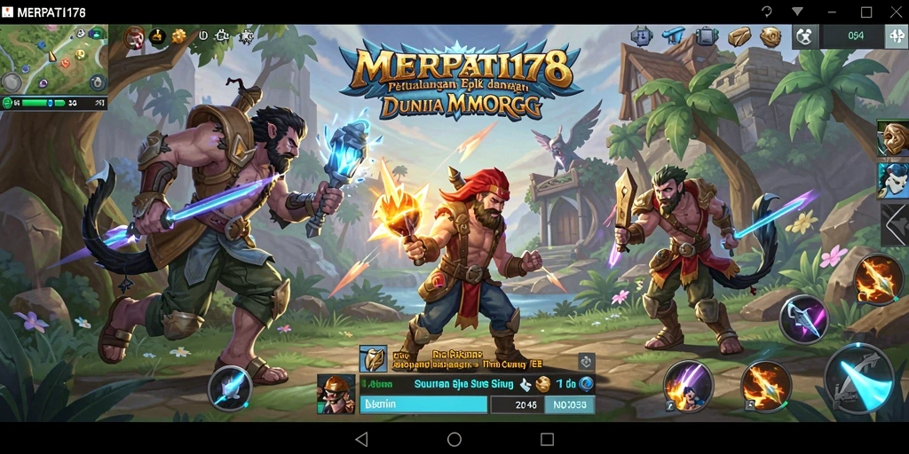 Tampilan menakjubkan dari gameplay seru di MERPATI178.