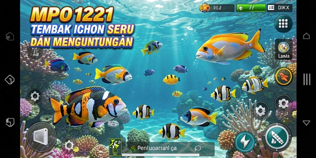 Tangkapan ikan yang berwarna-warni dalam MPO1221.