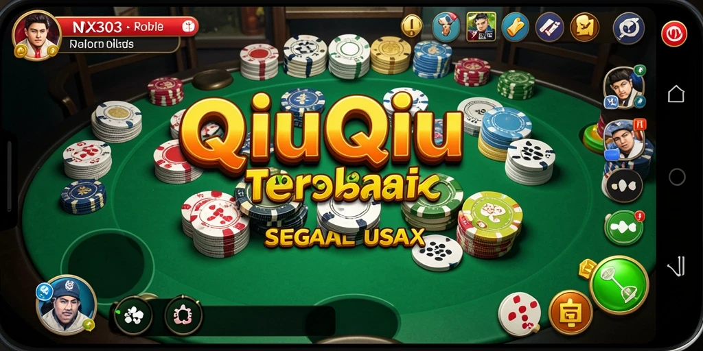 Screenshot gameplay QiuQiu NX303 yang menegangkan.