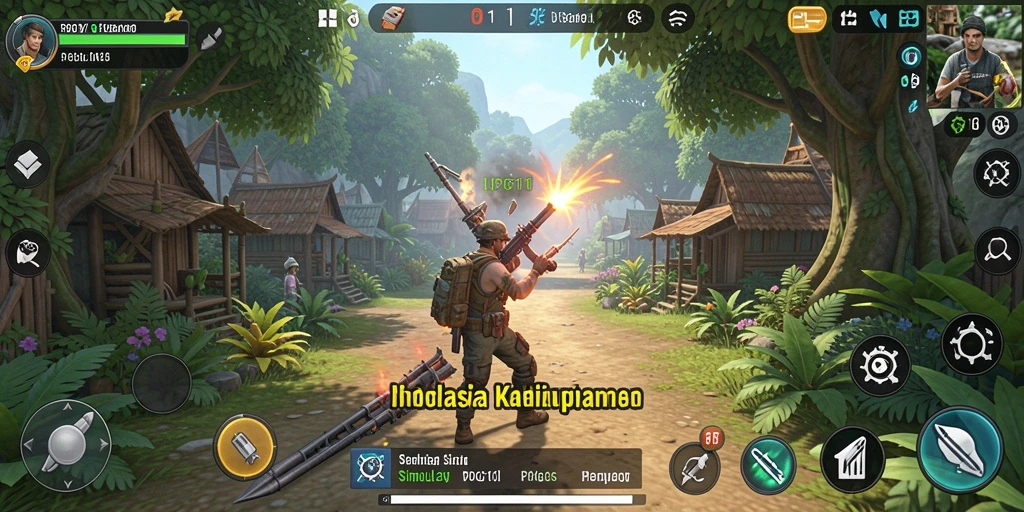 Screenshot gameplay PG11 dengan interaksi karakter yang dinamis.