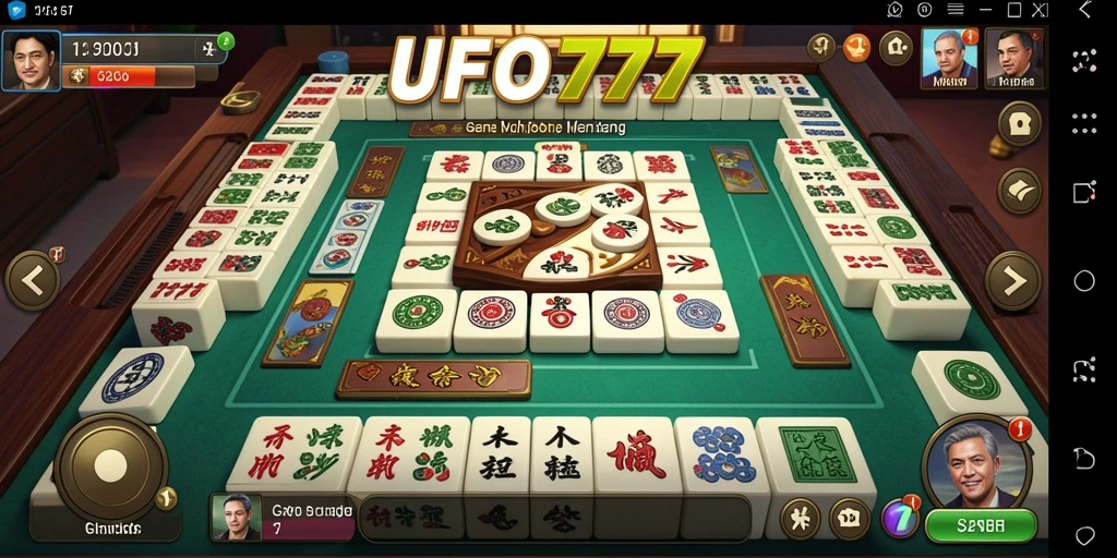 Tampilan gameplay Mahjong yang menarik dan penuh warna.