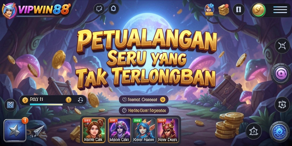 Screenshot dari gameplay <strong>VIPWIN88</strong> yang menampilkan aksi petualangan yang mendebarkan.
