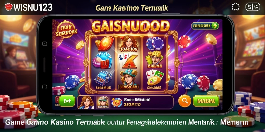 Tampilan menarik dari gameplay WISNU123 yang seru.