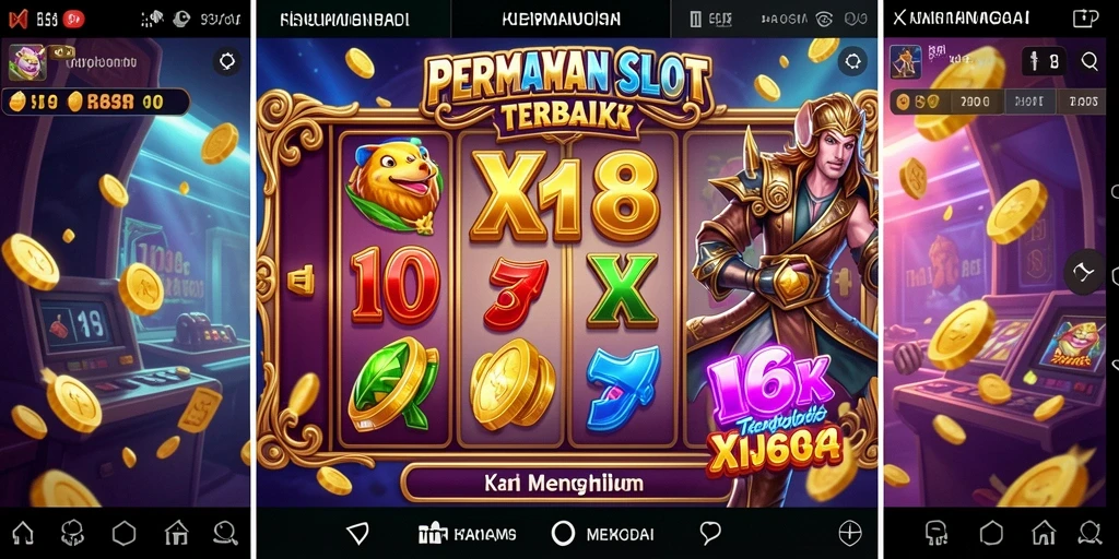 Tampilan utama permainan X168 dengan grafik slot yang menawan.